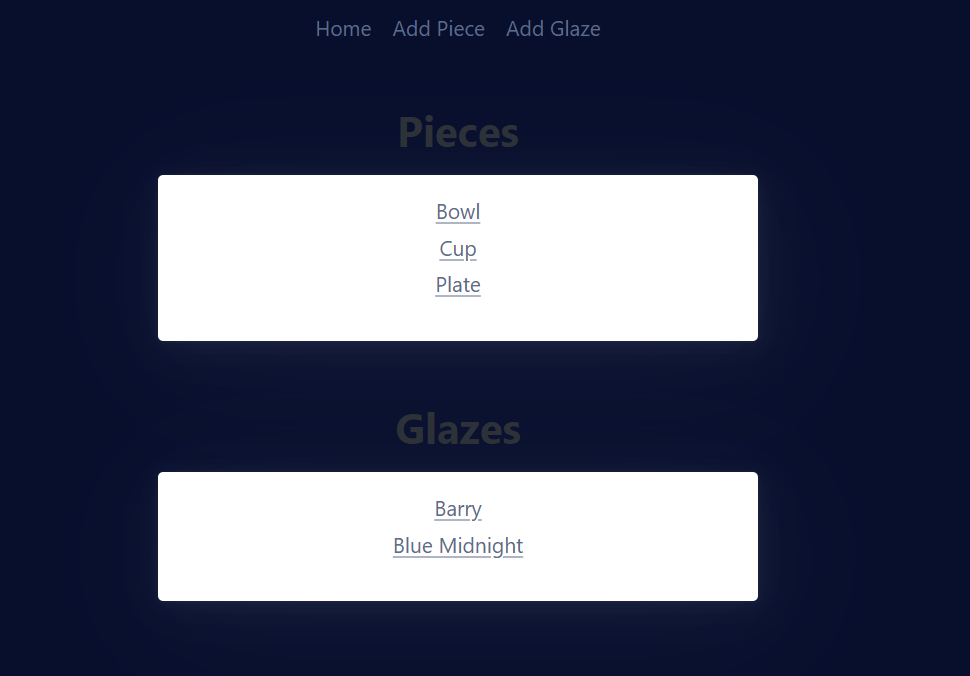 Dark background colour